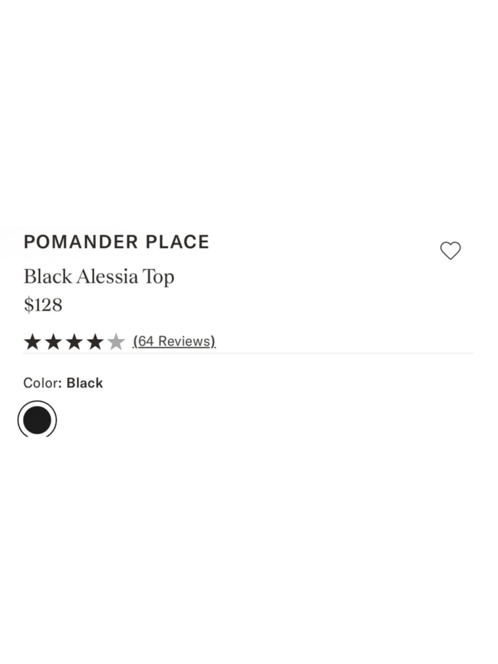 Tuckernuck Pomander Place Alessia Black Top L Quiet Luxury Classic - Picture 7 of 8